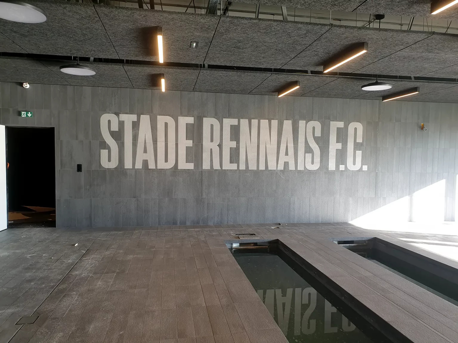 Découpe à façon de céramique - Stade Rennais